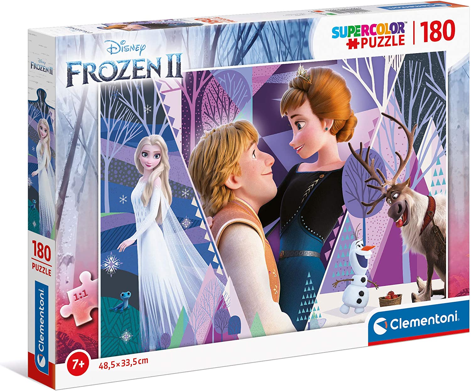 Puzzle 180 Pezzi Frozen 2 Clementoni toysvaldichiana.it 