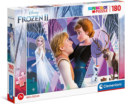 Puzzle 180 Pezzi Frozen 2 Clementoni toysvaldichiana.it 