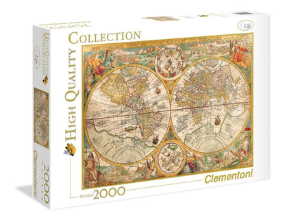 Puzzle  2000 Hqc Ancient Map Clementoni - toysvaldichiana.it