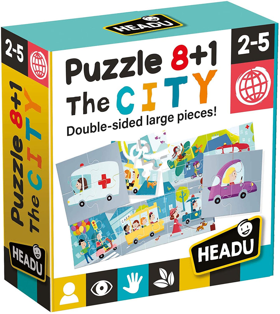 Puzzle 8+1 City HEADU 