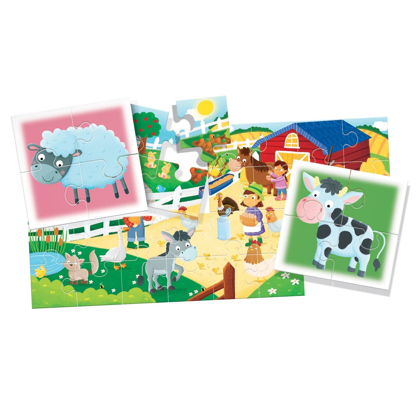 Puzzle 8+1 Farm - toysvaldichiana.it