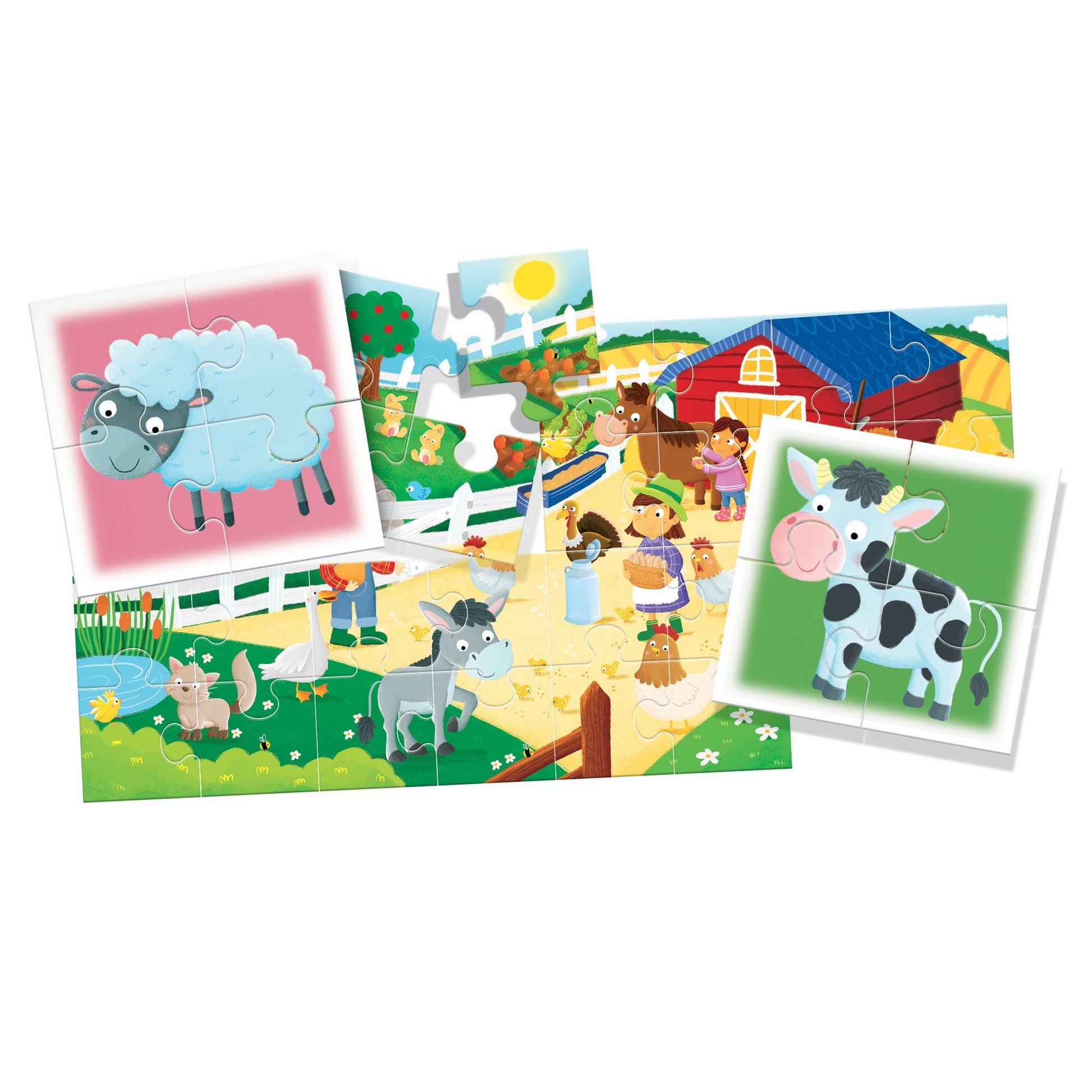 Puzzle 8+1 Farm - toysvaldichiana.it