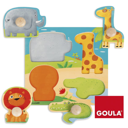 PUZZLE ANIMALI DELLA GIUNGLA - toysvaldichiana.it