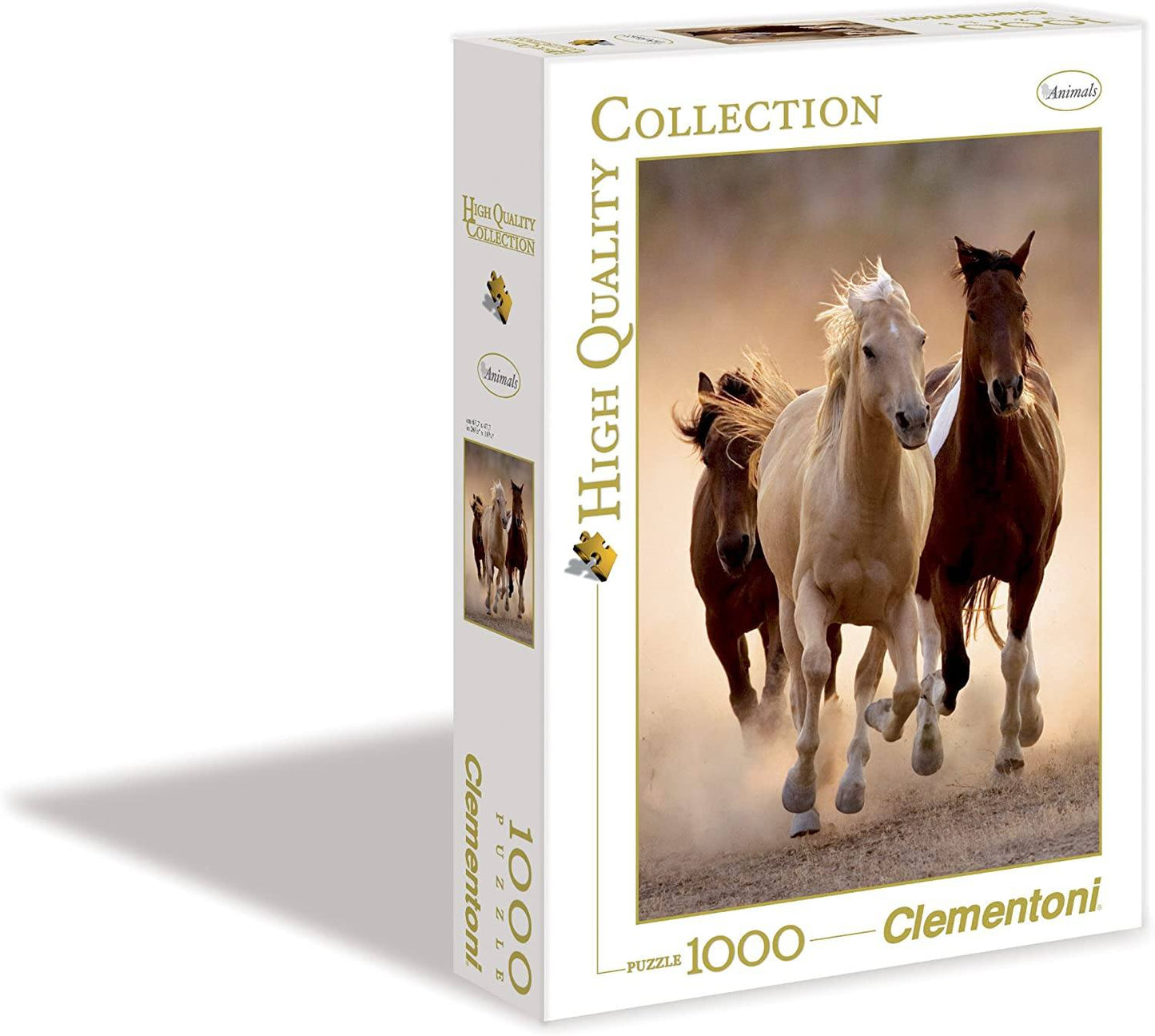 Puzzle Pezzi 1000 Hqc Running Horses toysvaldichiana.it 