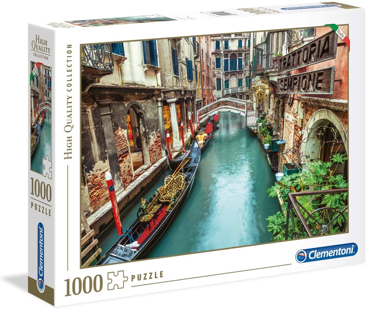 Puzzle Pezzi 1000 Venice Canal Square Box toysvaldichiana.it 