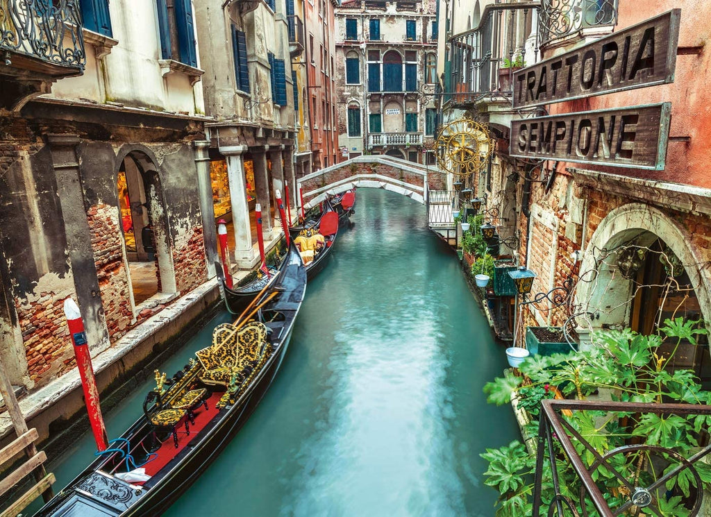 Puzzle Pezzi 1000 Venice Canal Square Box toysvaldichiana.it 