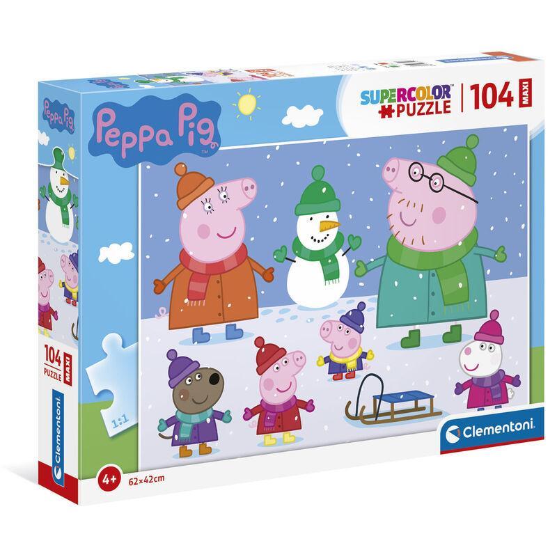 Puzzle Pezzi 104 Maxi Peppa Pig toysvaldichiana.it 