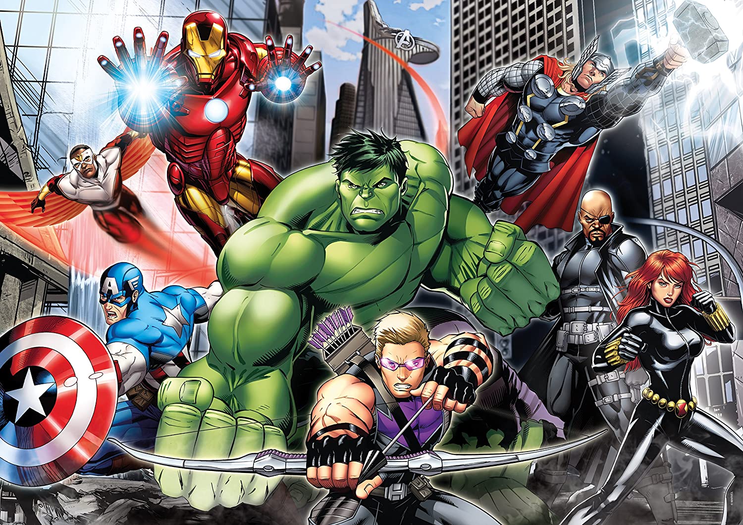 Puzzle Pezzi 104 Maxi The Avengers toysvaldichiana.it 