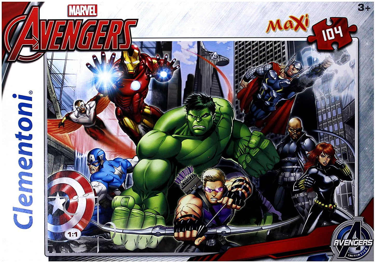 Puzzle Pezzi 104 Maxi The Avengers toysvaldichiana.it 