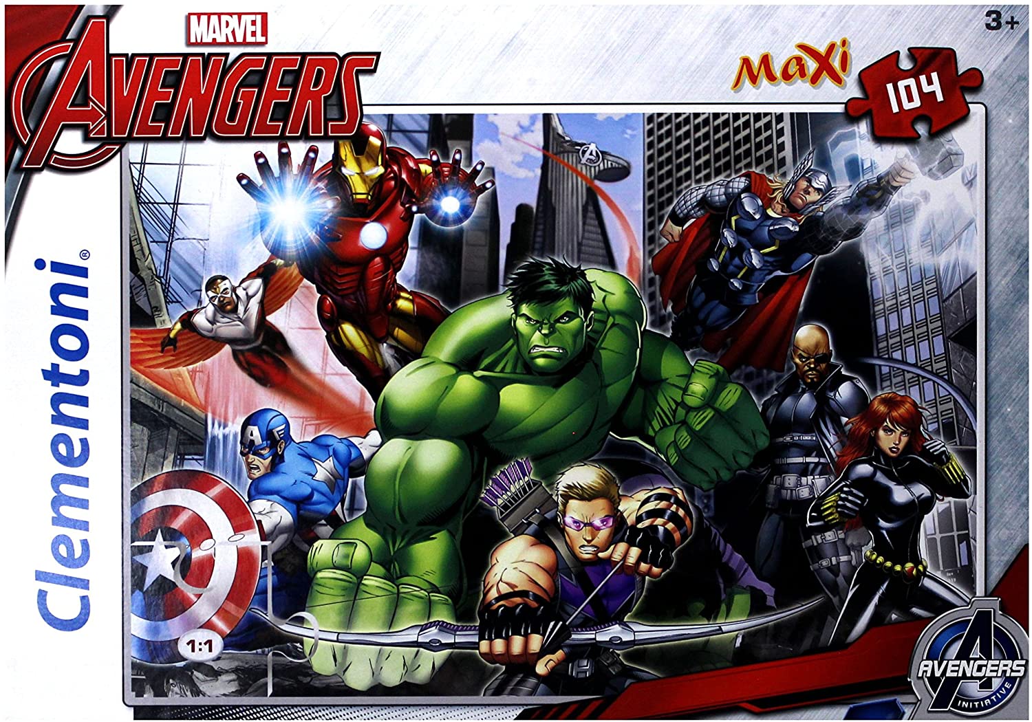 Puzzle Pezzi 104 Maxi The Avengers toysvaldichiana.it 
