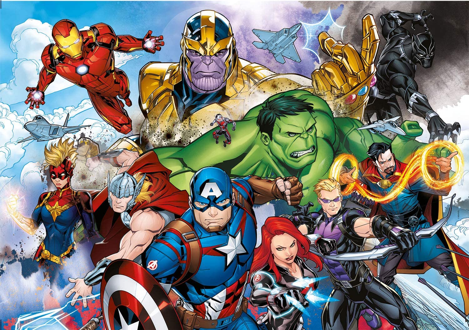 Puzzle Puzzle Da 104 Pezzi Avengers Clementoni toysvaldichiana.it 