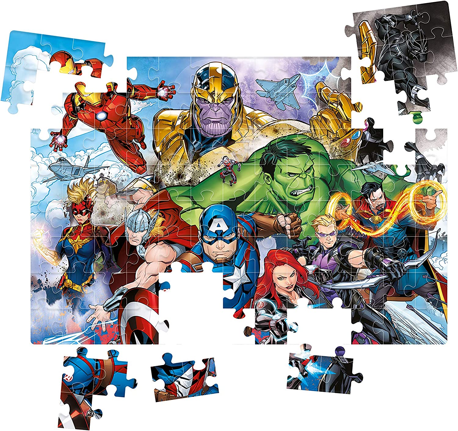 Puzzle Puzzle Da 104 Pezzi Avengers Clementoni toysvaldichiana.it 