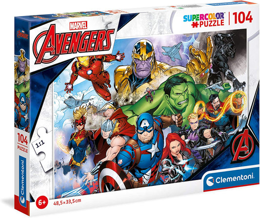 Puzzle Puzzle Da 104 Pezzi Avengers Clementoni toysvaldichiana.it 