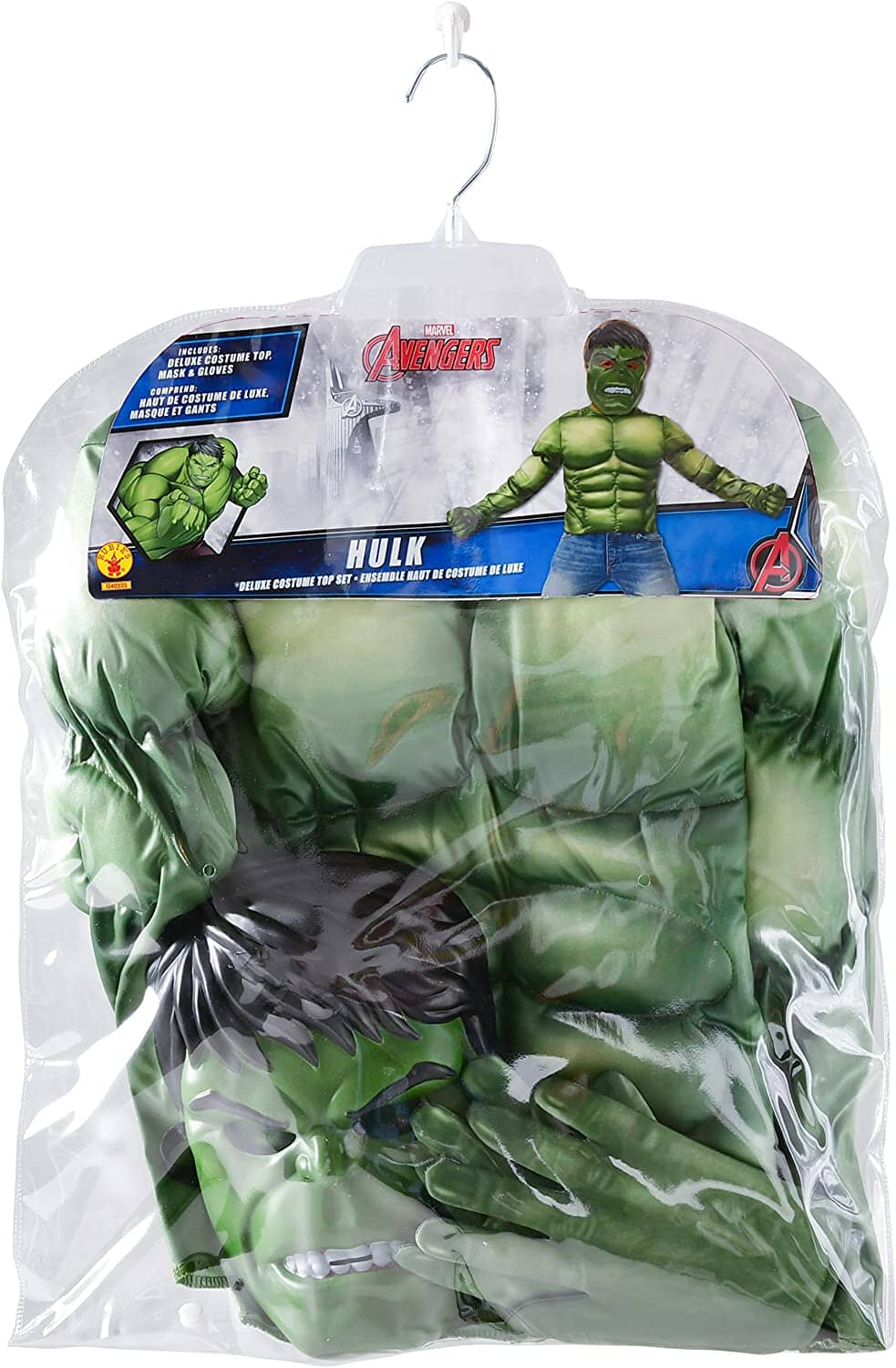 Rubies Costume Hulk Con Muscoli E Accessori 5/7 anni toysvaldichiana.it 