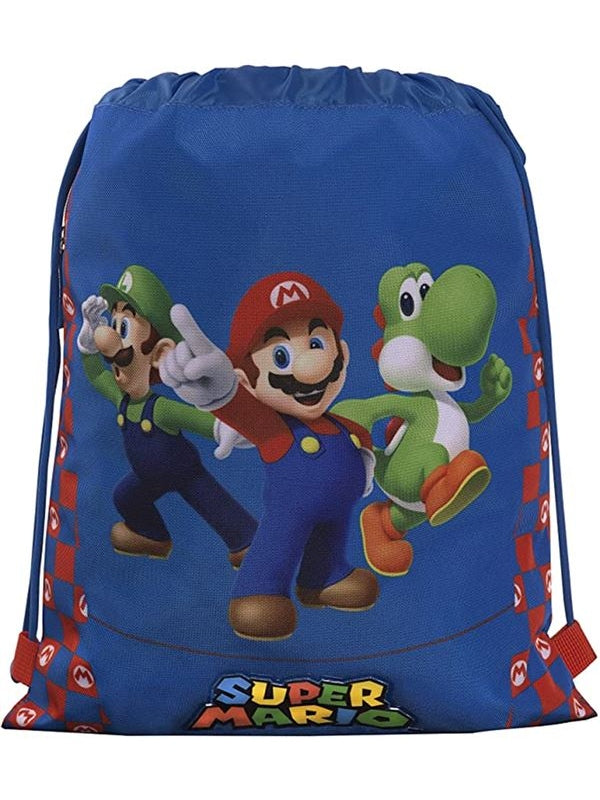 Sacca Sport Scuola Scarpe Super mario toysvaldichiana.it 