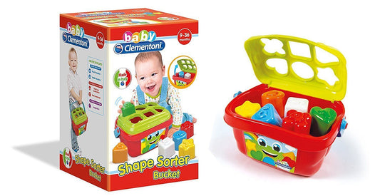 Secchiello Forme e Colori Shape Sorter Clementoni 17106 - toysvaldichiana.it