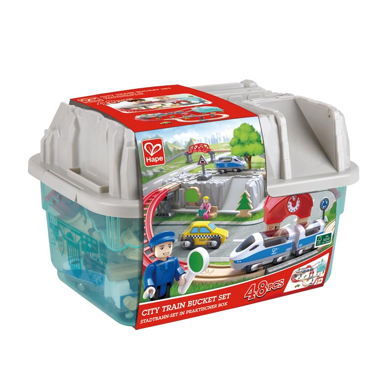 Set Treno In Citta' Hape toysvaldichiana.it 