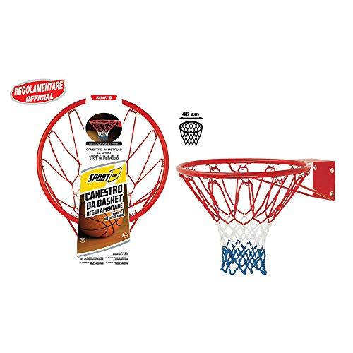 Sport-One Basket Canestro regolamentare 46 cm con rete - toysvaldichiana.it