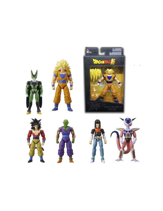 T04147 BANDAI DRAGON BALL PERSONAGGI CM 17 ASSORTITI SNODATI SCATOLATO toysvaldichiana.it 