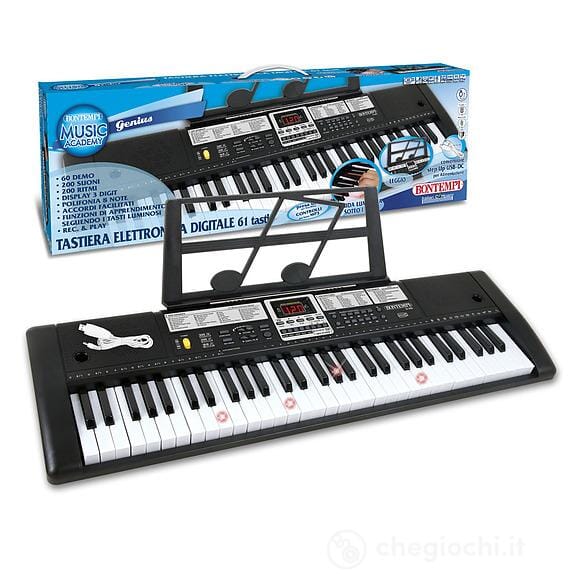 Tastiera Digitale 61 Tasti (16 6122) BONTEMPI toysvaldichiana.it 