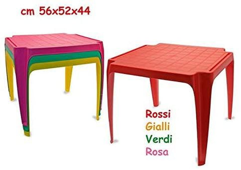 Tavolo In Plastica 4 Colori toysvaldichiana.it 