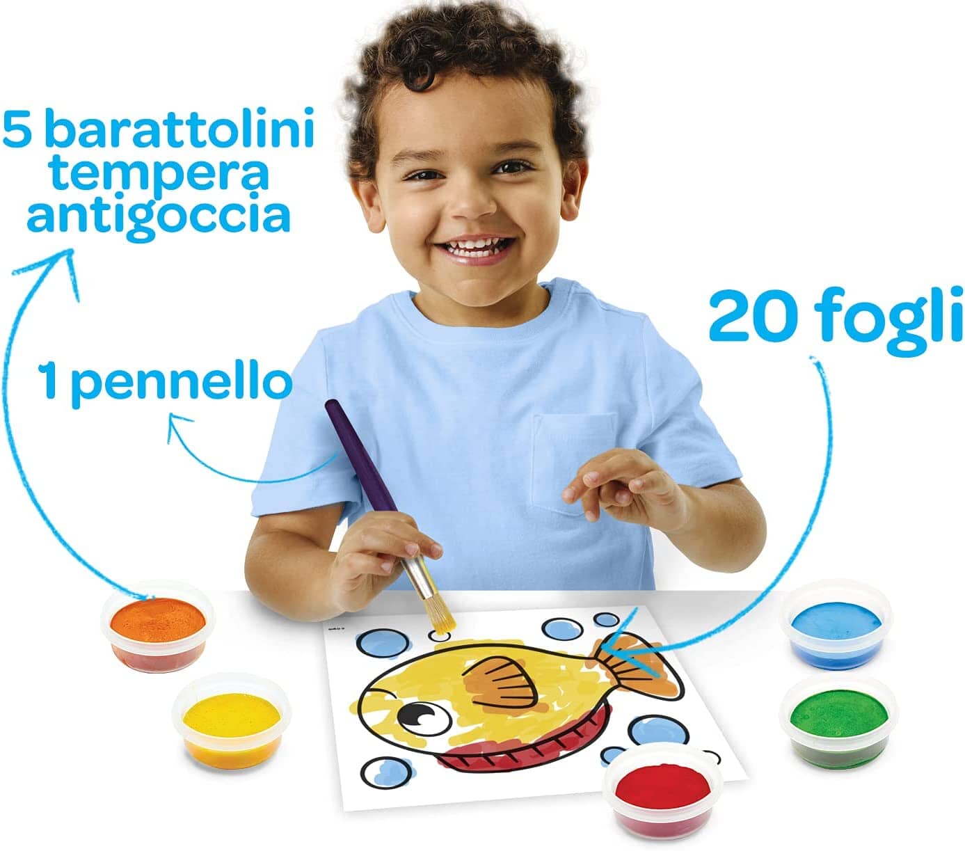 Tempere Lavabili Per Bambini Formula Antigoccia toysvaldichiana.it 