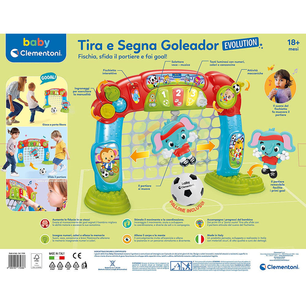 Tira E Segna Goleador Evolution Clementoni toysvaldichiana.it 