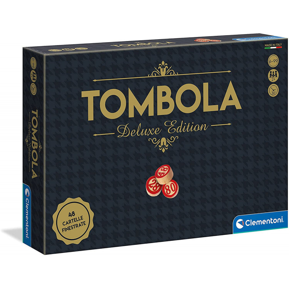 Tombola 48 Cartelle Deluxe Edition Clementoni toysvaldichiana.it 