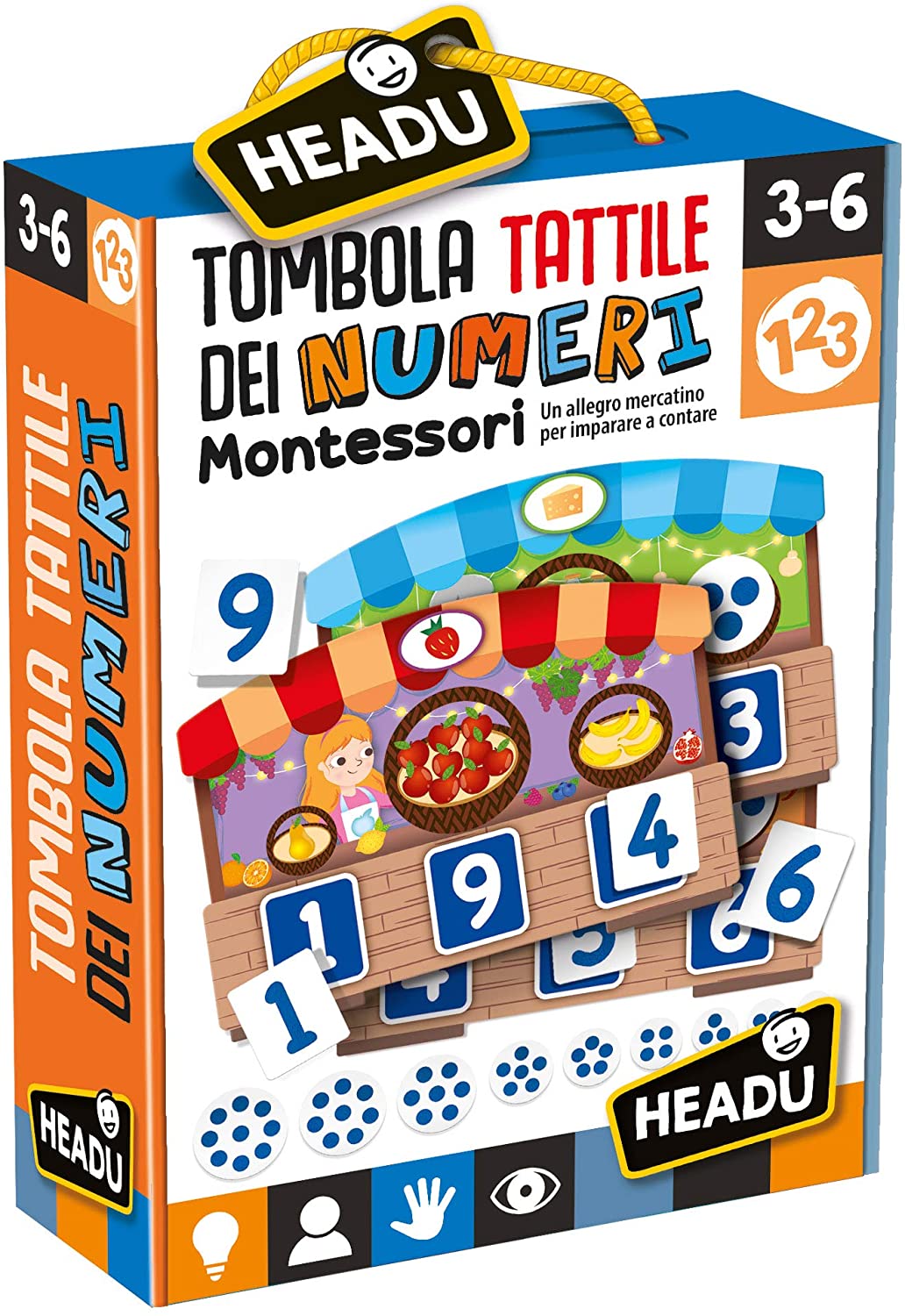 Tombola Tattile Montessori HEADU 