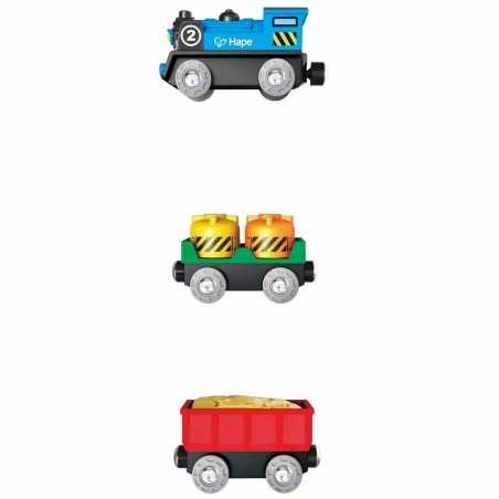 Treno Merci A Batteria HAPE toysvaldichiana.it 