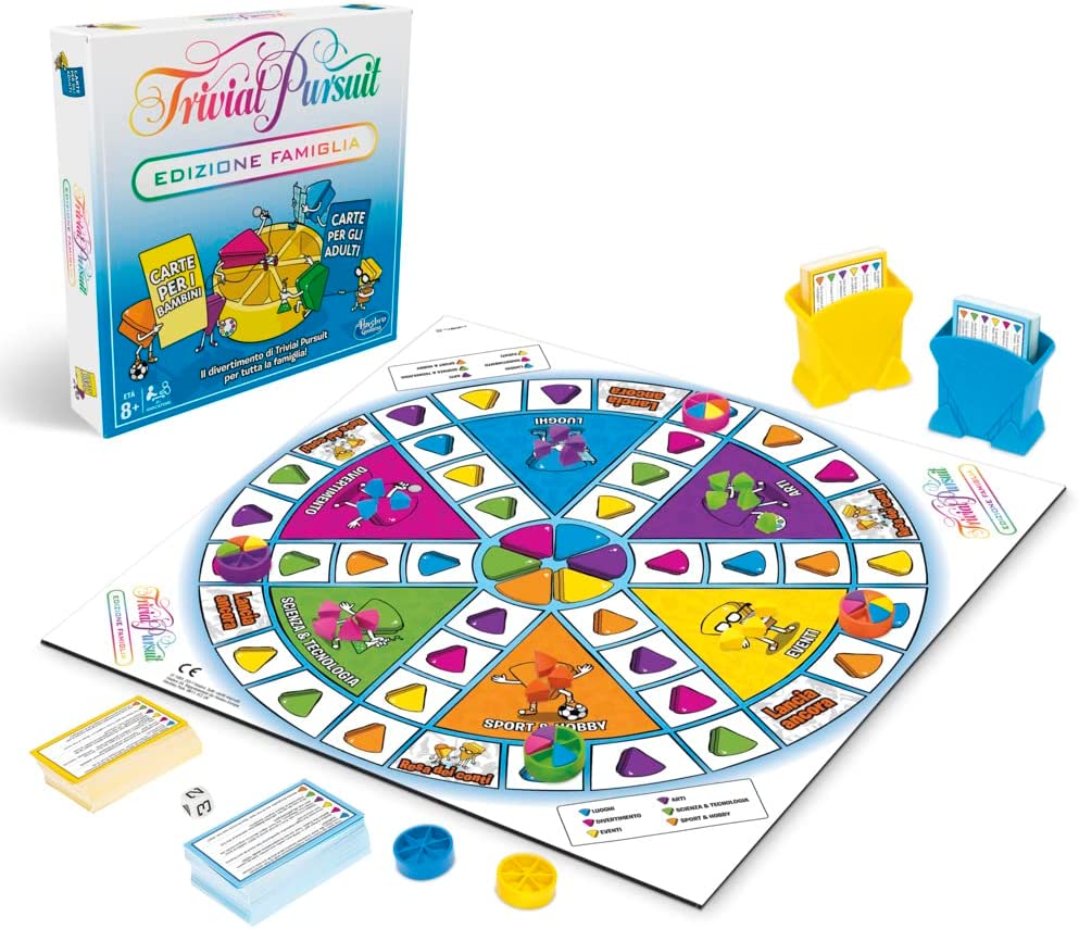 Trivial Pursuit Edizione Famiglia Hasbro toysvaldichiana.it 